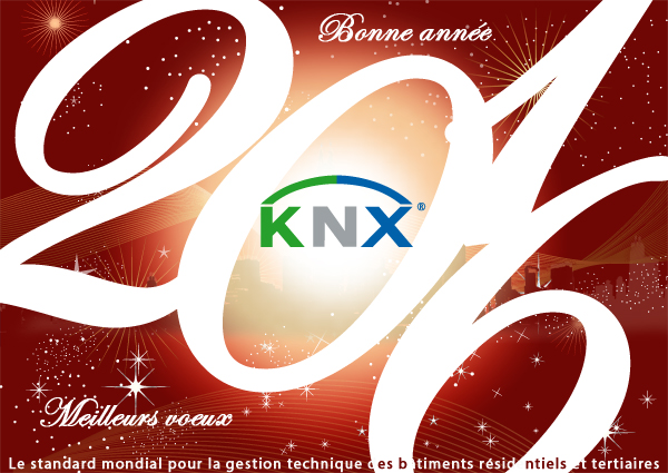 KNX France vous souhaite une très bonne année 2016